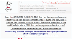 Desktop Screenshot of njlicelady.com